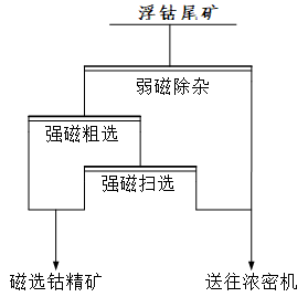 磁選綜合回收銅鈷尾礦流程圖.png